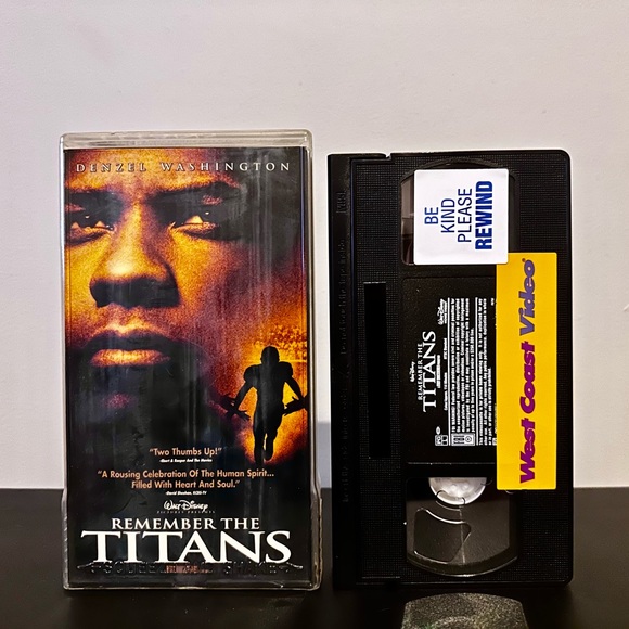 Disney Media Disneys Remember The Titans Vhs Poshmark